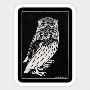 Two Owls 2021 Sticker